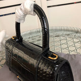 Side profile of refined premium women's handbag – women's everyday handbag