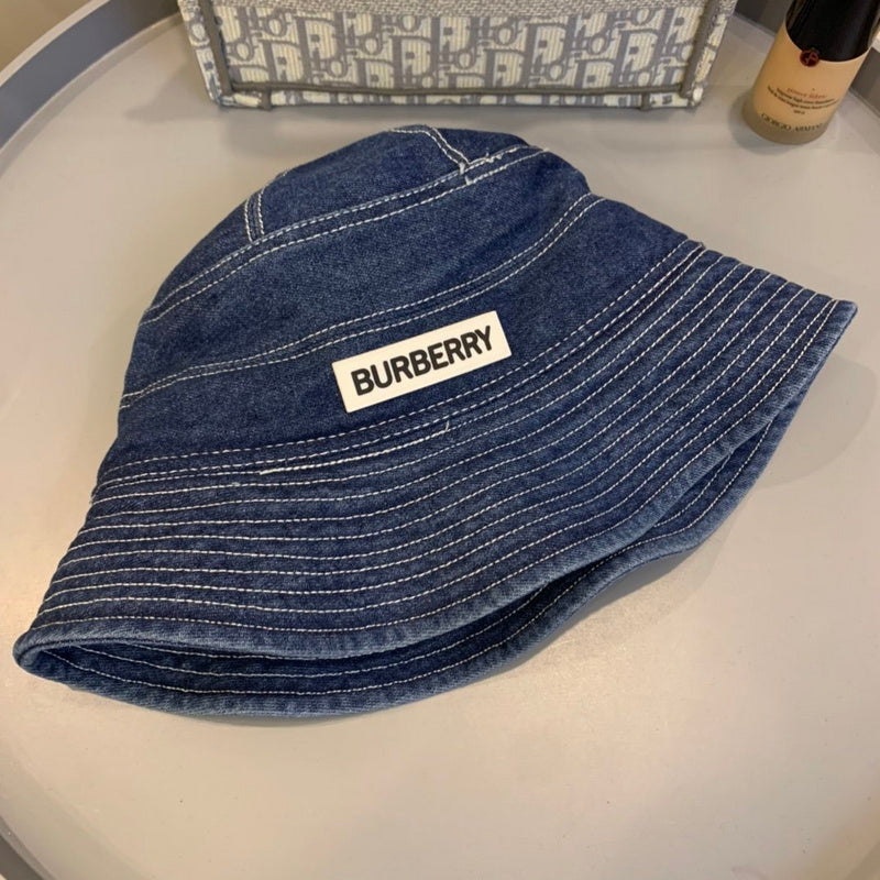 Side view of Burberry unisex cap