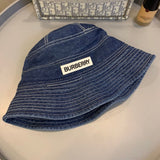 Side view of Burberry unisex cap