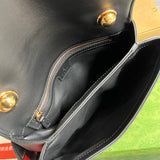 Close-up detail of sleek refined women's handbag – women's luxury accessory