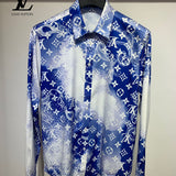 Front view of Louis Vuitton cotton t-shirt with signature branding