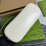 Back view of structured chic women's handbag – women's everyday handbag
