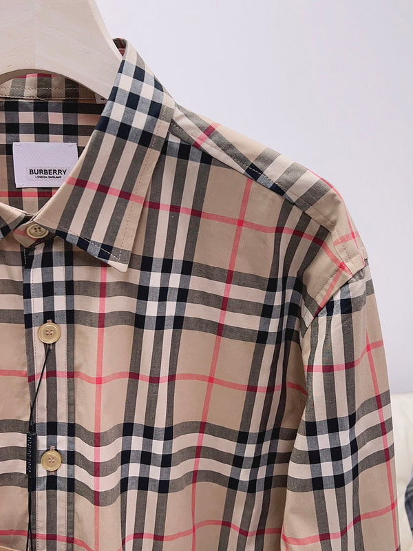 Burberry clothing close-up — premium authentic designer style