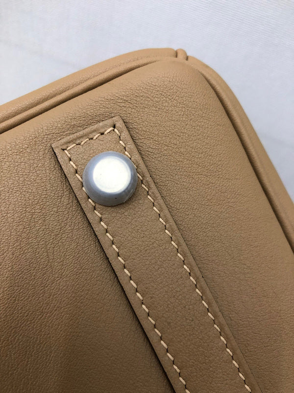 Statement bag shown from front angle