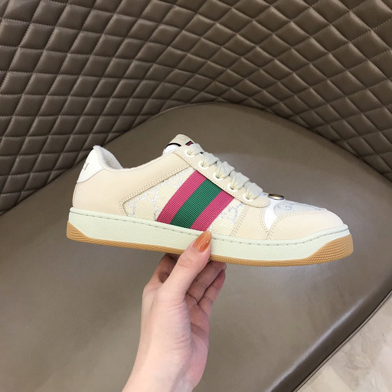 Gucci bold contrast luxury sneakers view 5 minimalist modern build