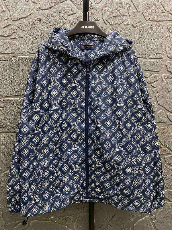 Front view of Louis Vuitton luxury clothing with everyday silhouette
