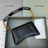 Classic Vegan Leather Handbag - Statement Silhouette | Women's Fashion Handbag #272 - close-up detail shot (image 3) of designer-inspired handbag