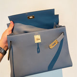  Polished structured bag front view 7