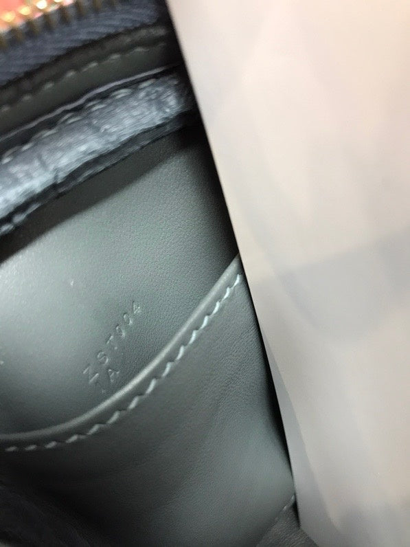 Close-up detail of curated bag design