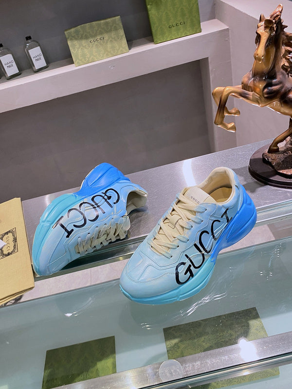 Gucci neutral cream luxury sneakers view 4 streetwear statement look