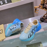 Gucci neutral cream luxury sneakers view 4 streetwear statement look