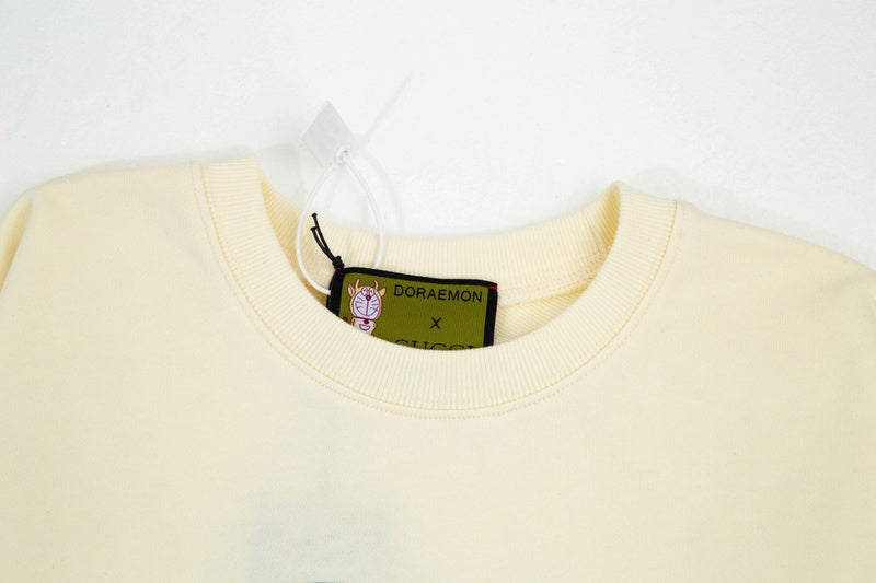 Close-up detail shot of Gucci luxury clothing with everyday silhouette
