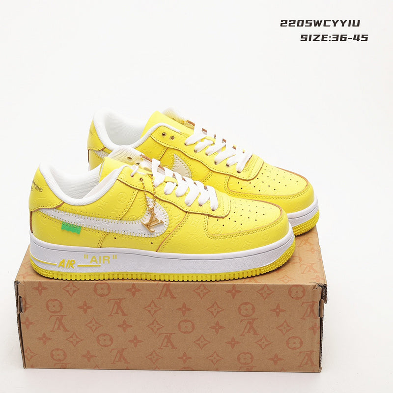 Nike Designer sneakers in crisp white low-top design front view