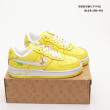 Nike Designer sneakers in crisp white low-top design front view