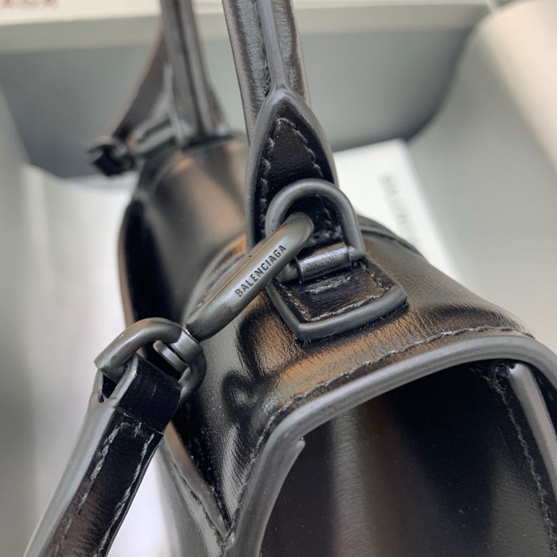 Understated Faux Leather Handbag - Refined Silhouette | Women's Fashion Handbag #555 - styled full view (image 7) of designer-inspired handbag
