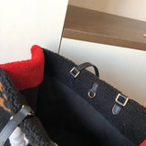 Handle and strap detail of refined everyday-luxe women's handbag – women's everyday handbag