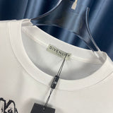 Flat lay presentation of Givenchy luxury clothing with monogram-inspired silhouette