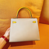  smart crossbody bag detail view showing craftsmanship