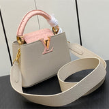  minimalist top-handle bag styled with outfit