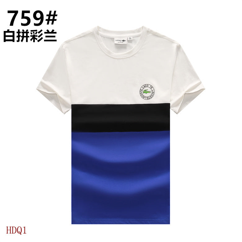Front view of Lacoste luxury clothing with tailored silhouette