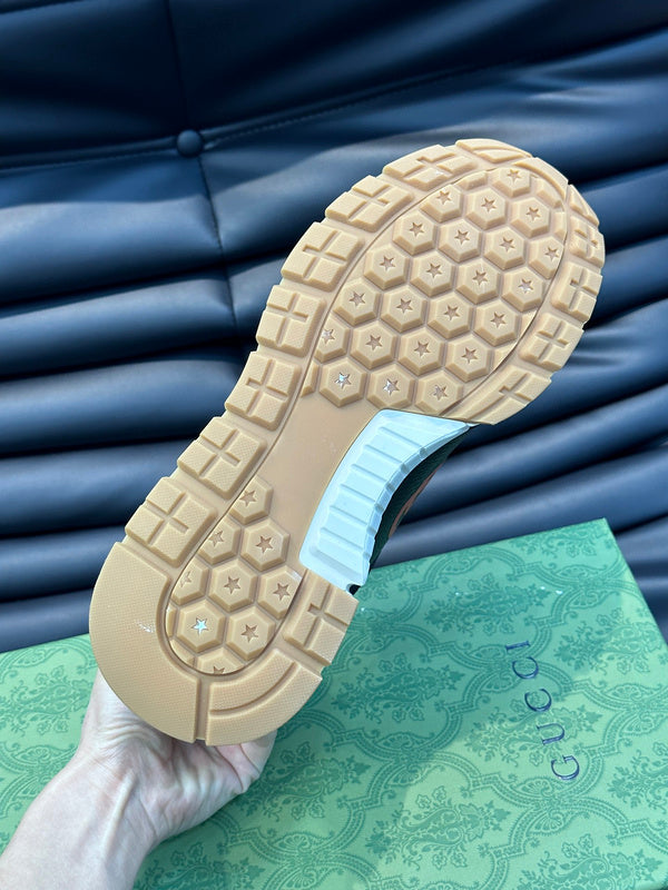 Gucci all-black luxury sneakers view 7 low-top design