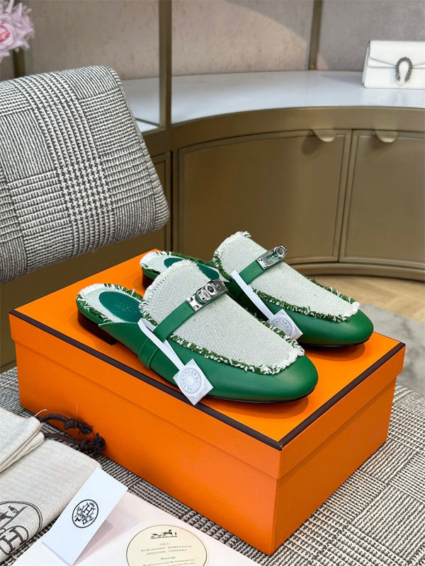 Hermes shoes Style 210 - side profile detail