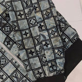 Side profile of Louis Vuitton luxury clothing with tailored silhouette