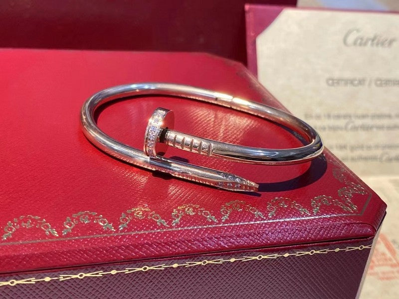 Front view of Cartier unisex jewelry piece