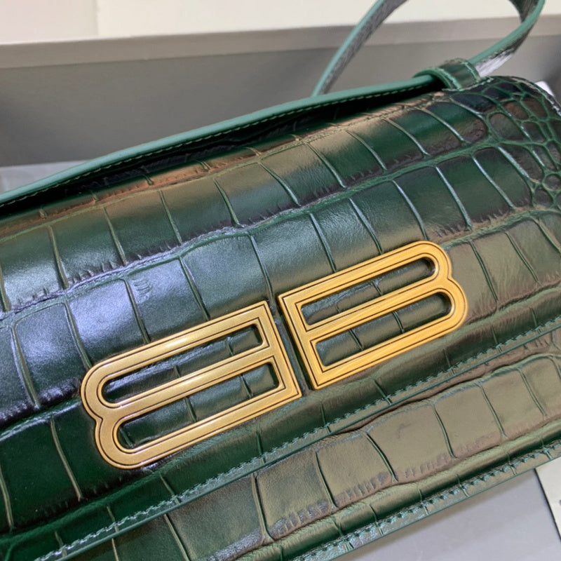 Contemporary Vegan Leather Handbag - Signature Hardware Accents | Women's Fashion Handbag #407 - interior view (image 6) of designer-inspired handbag
