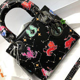 Back view of premium chic women's handbag – women's luxury accessory