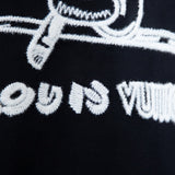 Front view of Louis Vuitton luxury clothing with relaxed-fit cut