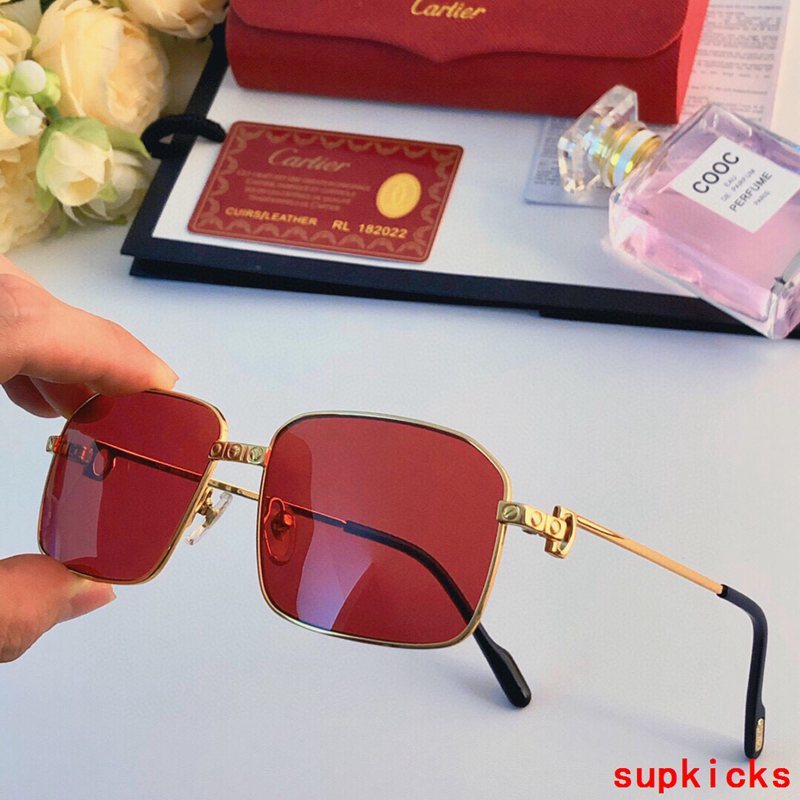 Full view of Cartier unisex sunglasses