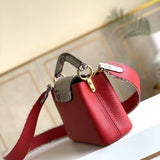 Close-up detail of elevated polished women's handbag – women's luxury handbag