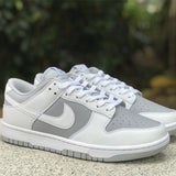 Nike two-tone luxury sneakers view 18 signature lace-up style