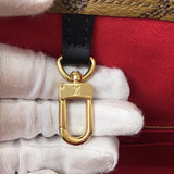 Handle and strap detail of structured premium women's handbag – women's luxury handbag