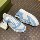 Gucci crisp white luxury sneakers view 7 heritage-inspired look