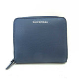 Balenciaga women's wallet Blue luxury designer leather