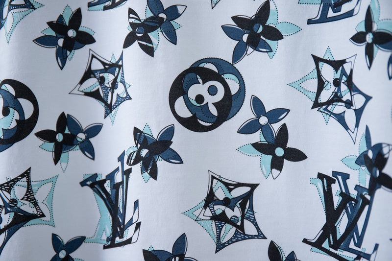 Back view of Louis Vuitton cotton t-shirt with logo-detail design