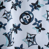 Back view of Louis Vuitton cotton t-shirt with logo-detail design
