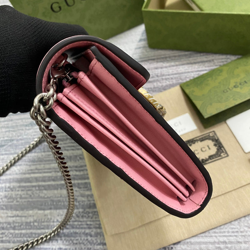 Interior view of refined chic women's handbag – women's premium purse
