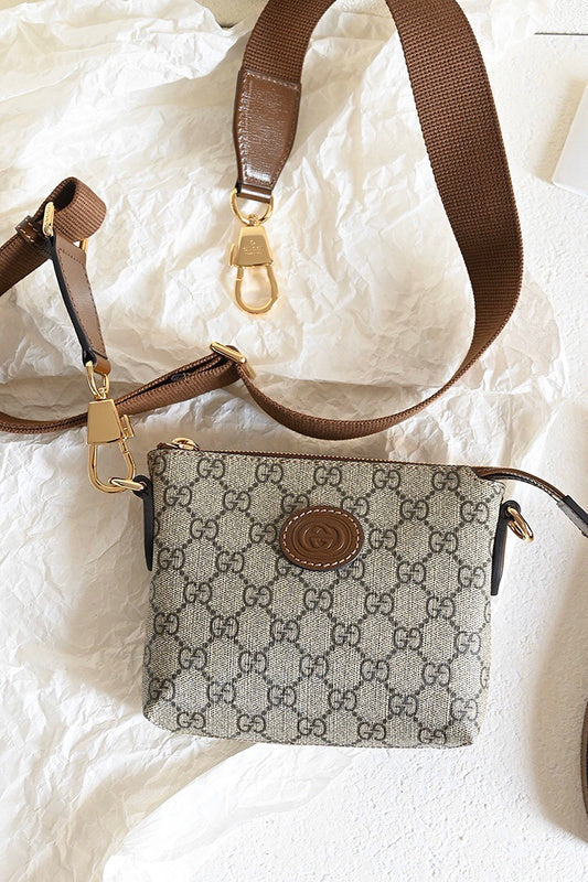 Interior view of chic statement women's handbag – women's designer-style accessory
