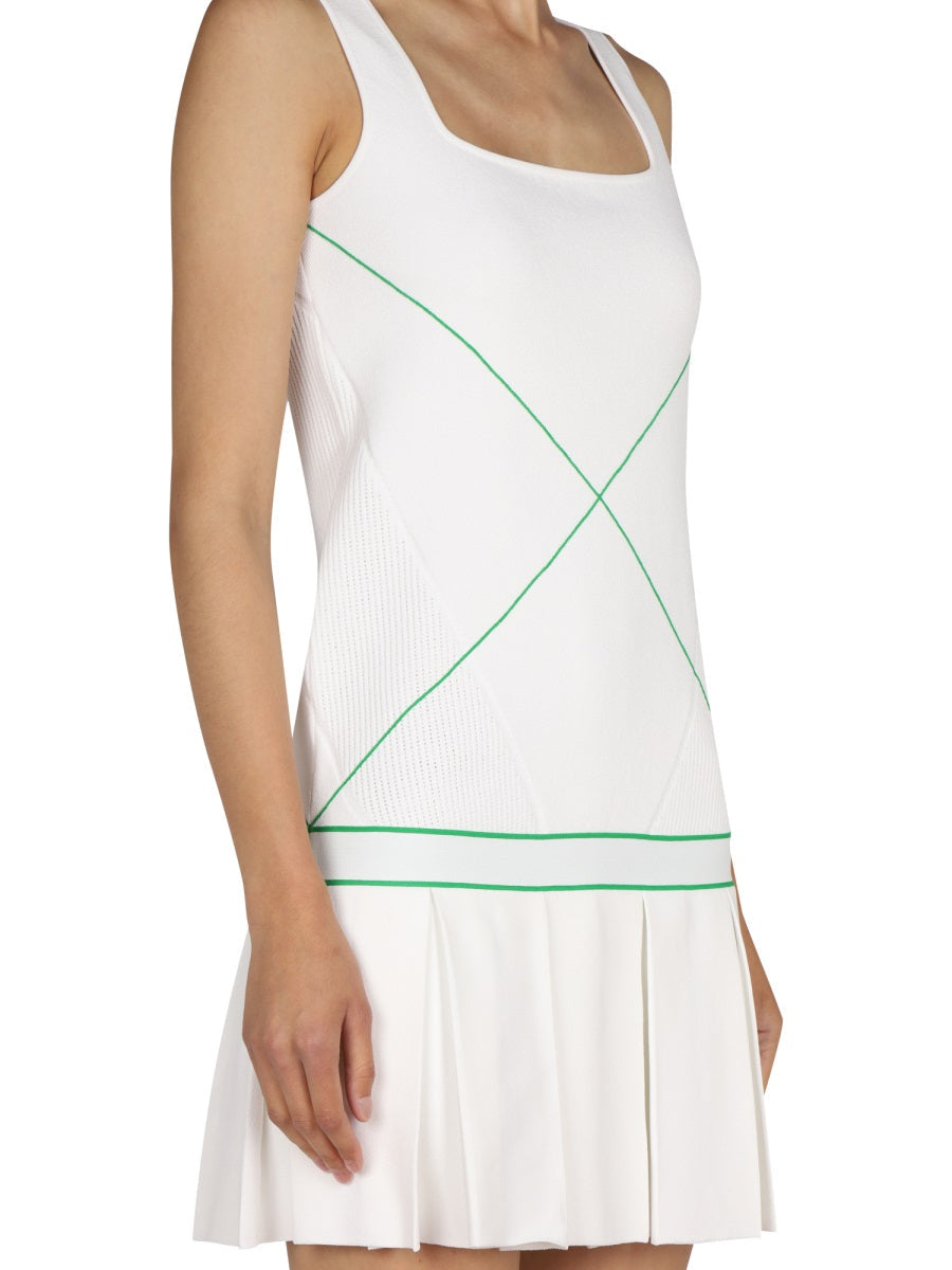 Bottega Veneta Dresses? Bottega Veneta Women Logo Embroidery Dress Luxury Party Occasion Dress