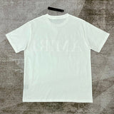 Close-up of Amiri t-shirt craftsmanship