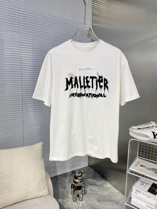 Back view of Louis Vuitton cotton t-shirt with streetwear-inspired cut