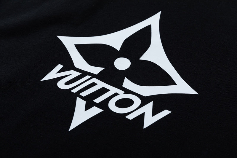 Flat lay presentation of Louis Vuitton cotton t-shirt with contemporary cut