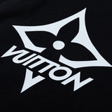 Flat lay presentation of Louis Vuitton cotton t-shirt with contemporary cut