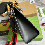 Handle and strap detail of statement chic women's handbag – women's luxury accessory