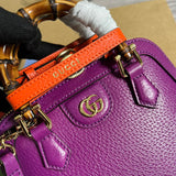 Back view of signature sleek women's handbag – women's designer-style accessory