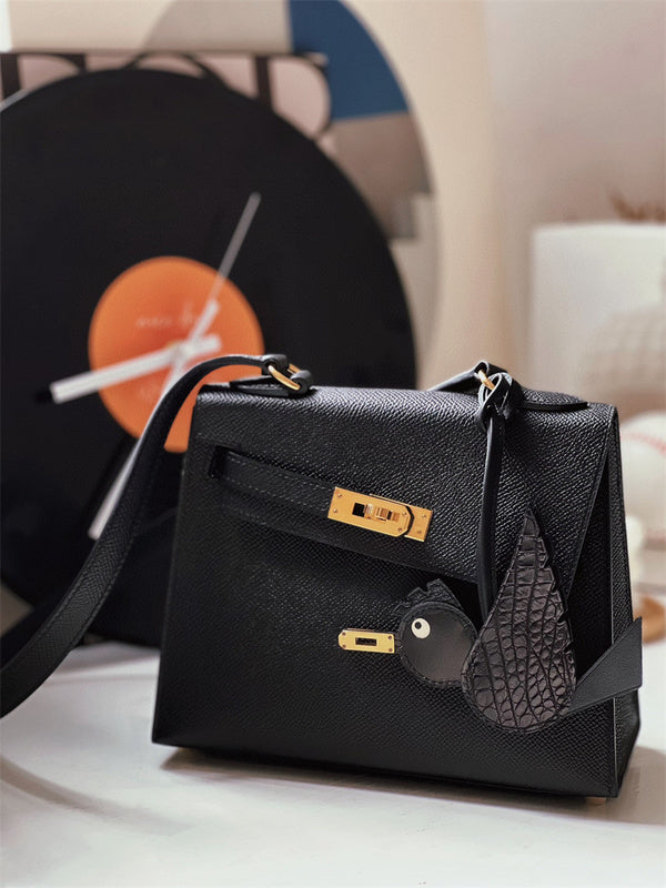 Sculpted handbag styled for everyday wear