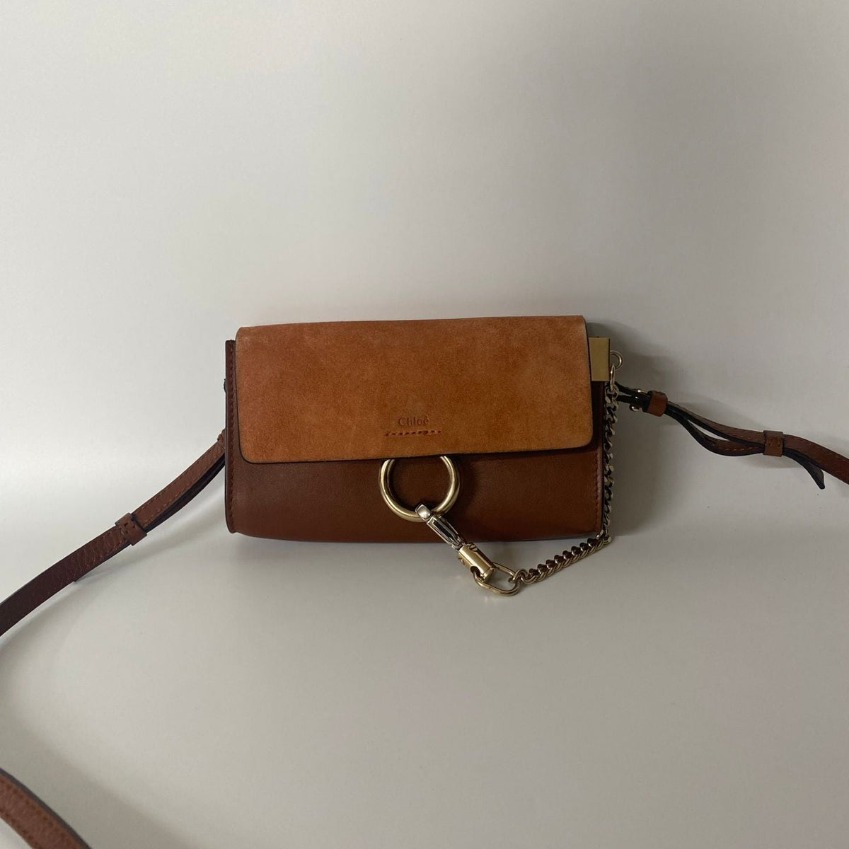 Side view of Chloe handbag premium designer bag